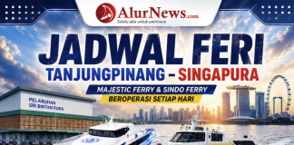 Jadwal Kapal Feri Tanjungpinang–Singapura, Operator Majestic Fast Ferry dan Sindo Ferry