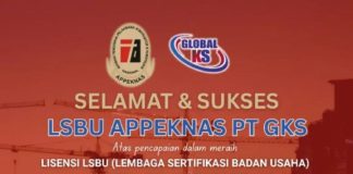 LSBU GKS APPEKNAS Resmi Beroperasi, Dukung Kepatuhan Badan Usaha Konstruksi LSBU GKS APPEKNAS