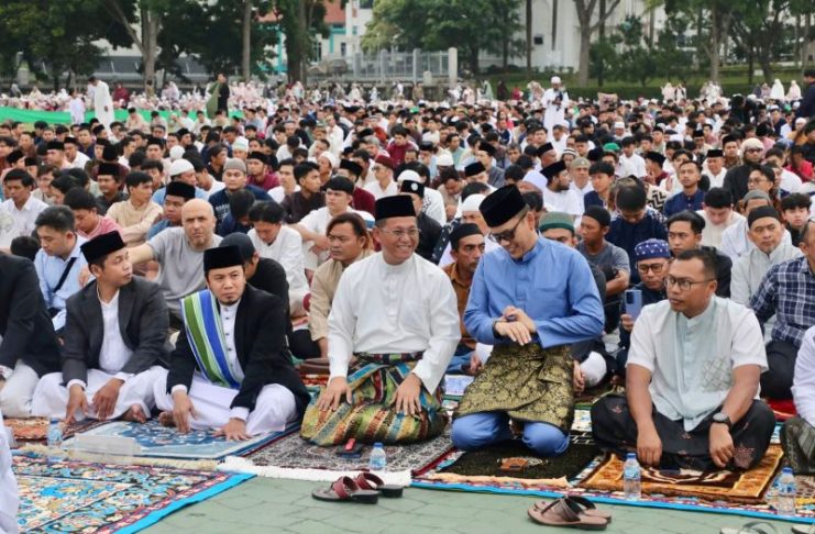 Ribuan Warga Salat Iduladha di Engku Putri, Sekda Sampaikan Pesan Menyentuh