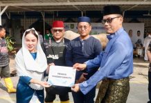 Sapi Kurban Prabowo Diserahkan di Masjid Agung Raja Hamidah sapi kurban prabowo