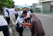 Hadirkan Manfaat Nyata, Rutan Tanjungpinang Gelar Fun Walk dan Jumat Berbagi