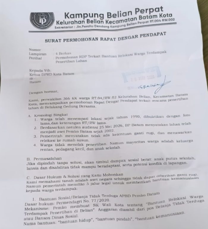 Dua Kali Minta RDP Tak Digubris