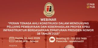 APPEKNAS Gelar Webinar Bahas Peran Tenaga Ahli Konstruksi dan Peluang Pembiayaan KPBU Infrastruktur