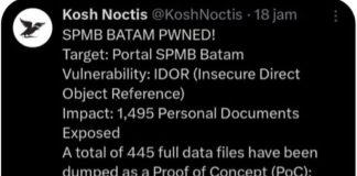 Data SPMB Batam Bocor, Diskominfo Gandeng BSSN Telusuri Akses ke Sistem Data SPMB Batam Bocor