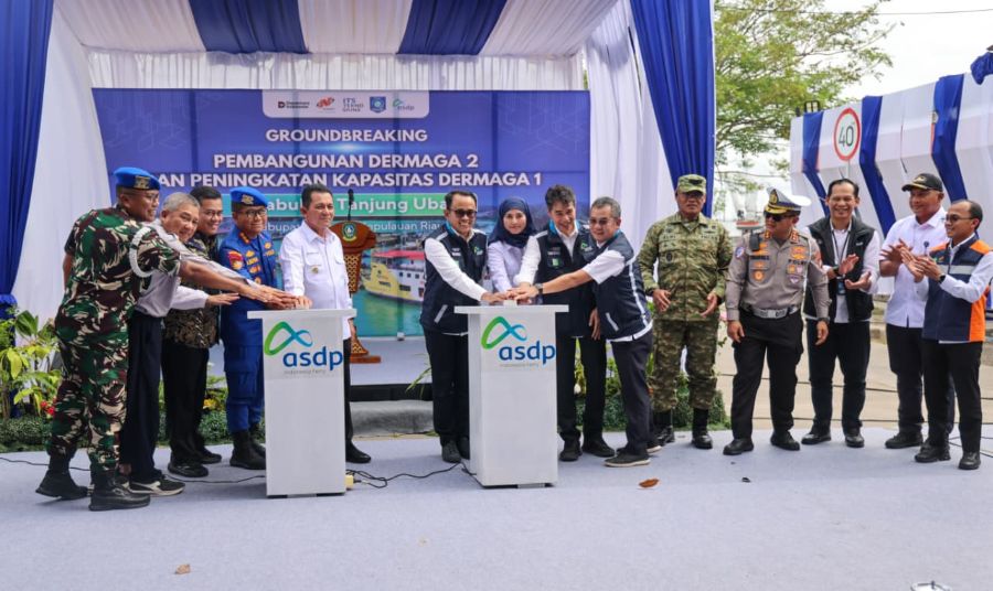 Dermaga II Tanjunguban Mulai Dibangun, Antrean Penyeberangan Siap Dipangkas