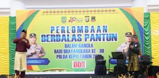Polda Kepri Lestarikan Budaya Melayu Lewat Lomba Berbalas Pantun