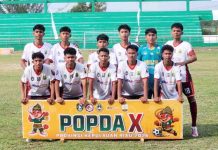 Tim Sepak Bola Tanjungpinang Tumbangkan Tuan Rumah Karimun 3-1 di POPDA X Kepri