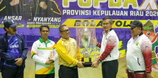 Popda X Kepri Berakhir : Karimun Tempati Posisi 5, Bupati Bakal Evaluasi Setiap Cabor