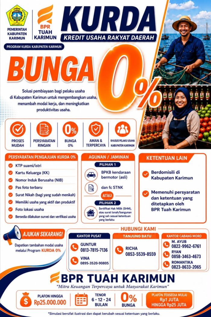Permudah Akses Modal UMKM, BPR Tuah Karimun Gencar Sosialisasi Program KURDA