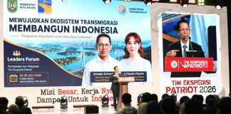 Di Forum Nasional, Amsakar Tegaskan Transmigrasi Jadi Penggerak Pemerataan Pembangunan