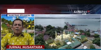 Jadi Narasumber di Kompas TV, Ansar Paparkan Pulau Penyengat Sebagai Pusat Peradaban Melayu dan Asal Bahasa Indonesia