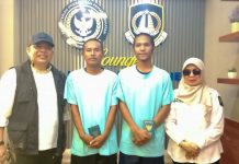 Dua Nelayan Bintan Bebas dari Penahanan Malaysia, Tiba di Batam nelayan bintan ditahan malaysia