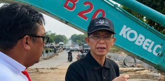 Amsakar Turun Langsung Kawal Perbaikan Pipa Muka Kuning Perbaikan Pipa Muka Kuning
