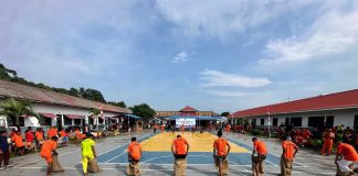 Sambut Hari Kemerdekaan, Rutan Karimun Gelar Pekan Olahraga dan Seni Warga Binaan