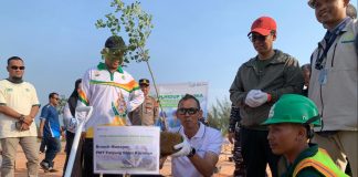PT Pelindo dan Pemkab Tanam Ratusan Pohon di Kawasan Coastal Area