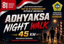 Adhyaksa Night Walk 45 Kilometer Meriahkan Hari Kemerdekaan RI di Kundur