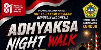 Adhyaksa Night Walk 45 Kilometer Meriahkan Hari Kemerdekaan RI di Kundur