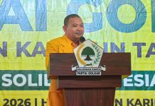 Terpilih Aklamasi, Raja Rafiza Jabat Ketua DPD Partai Golkar Karimun