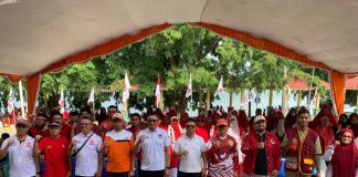 Semangat Kemerdekaan, DPD PKS Karimun Gelar Permainan Rakyat dan Lantik Garuda Keadilan