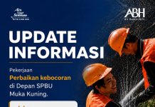 Pipa DCIP 800 mm Bocor, Air Batam Hilir Siapkan Mobil Tangki untuk Pelanggan