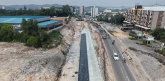 Progres Capai 39,194 Persen, BP Batam Percepat Peningkatan Jalan Landing Point Flyover Simpang Laluan Madani