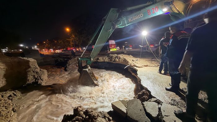 BP Batam dan PT Air Batam Hilir Gerak Cepat Tangani Kebocoran Susulan Pipa Mukakuning