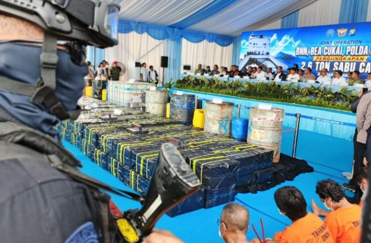 Penyelundupan 2,6 Ton Sabu Cair di Karimun Terhubung dengan Kasus 1,3 Ton Ketamin penyelundupan sabu cair