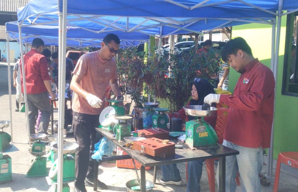 Jamin Transaksi Adil, Timbangan Pedagang Bintan Center Ditera Ulang