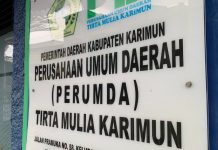 Perumda Tirta Mulia Karimun Kebut Pemutusan Distribusi Air ke Pelanggan Tertunggak
