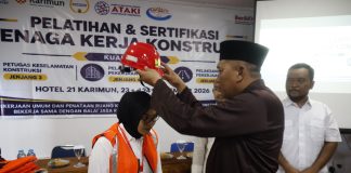 Dinas PUPR Karimun Gelar Pelatihan dan Sertifikasi Tenaga Kerja Konstruksi