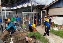 Sambut Harhubnas, KSOP Karimun Bersih-Bersih Kawasan Pelabuhan Harhubnas KSOP Karimun