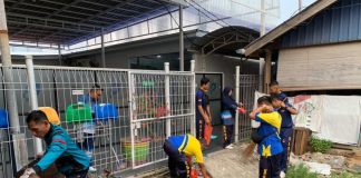 Sambut Harhubnas, KSOP Karimun Bersih-Bersih Kawasan Pelabuhan Harhubnas KSOP Karimun