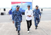 Koopsudnas Simulasikan Penanganan Pesawat Asing Pasca-Force Down Penanganan Pesawat Asing