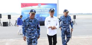 Koopsudnas Simulasikan Penanganan Pesawat Asing Pasca-Force Down Penanganan Pesawat Asing