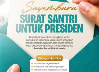 Sayembara Surat Santri untuk Presiden, Ruang Sampaikan Aspirasi