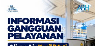 Listrik Batam Belum Stabil, Distribusi Air Bersih di Sejumlah Wilayah Masih Normalisasi