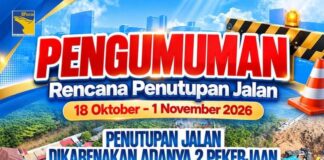 Jalan Gajah Mada dan Depan Hotel Vista Ditutup, BP Batam Lakukan Pemasangan Box Culvert