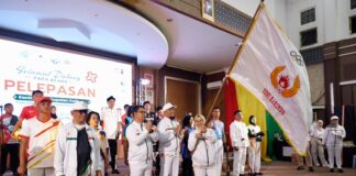 Lepas Kontingen Karimun ke Porprov Kepri 2026, Bupati Tekankan Sportivitas