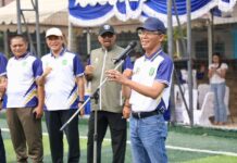 Amsakar Buka Kejuaraan Minisoccer HUT ke-26 DPRD Batam Minisoccer DPRD Batam