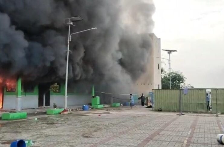 Pesantren An Ni’mah di Dapur 12 Kota Batam Terbakar